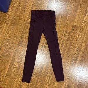 Lululemon Swift Speed High Rise Tights with Pockets in Purple